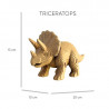 Dinos Trio - Puzzle sculpture 3D en carton - Cartonic