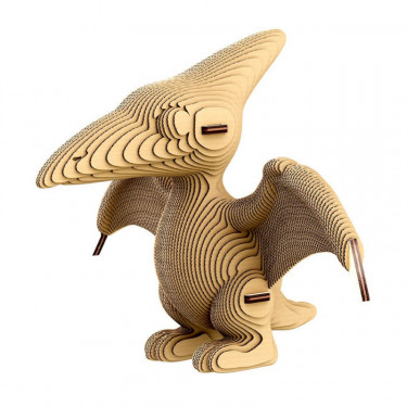 Dinos Trio - Puzzle sculpture 3D en carton - Cartonic