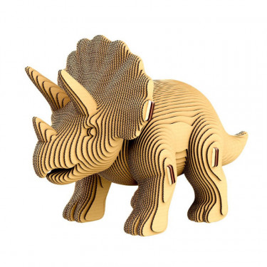 Dinos Trio - Puzzle sculpture 3D en carton - Cartonic