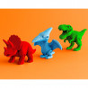 Dinos Trio - Puzzle sculpture 3D en carton - Cartonic