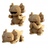 Axolotls Trio - Puzzle sculpture 3D en carton - Cartonic