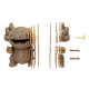 Axolotls Trio - Puzzle sculpture 3D en carton - Cartonic