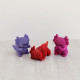 Axolotls Trio - Puzzle sculpture 3D en carton - Cartonic