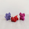 Axolotls Trio - Puzzle sculpture 3D en carton - Cartonic