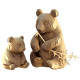 Famille Panda - Puzzle sculpture 3D en carton - Cartonic