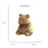 Famille Panda - Puzzle sculpture 3D en carton - Cartonic
