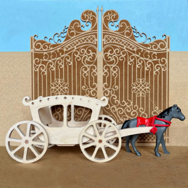 La calèche de Plywood - Manufacture en Famille