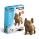 Chiot Bouledogue - Puzzle sculpture 3D en carton - Cartonic