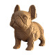 Chiot Bouledogue - Puzzle sculpture 3D en carton - Cartonic