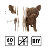 Chiot Chihuahua - Puzzle sculpture 3D en carton - Cartonic