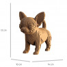 Chiot Chihuahua - Puzzle sculpture 3D en carton - Cartonic