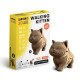 Chaton marchant - Puzzle sculpture 3D en carton - Cartonic