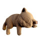 Chaton dormant - Puzzle sculpture 3D en carton - Cartonic