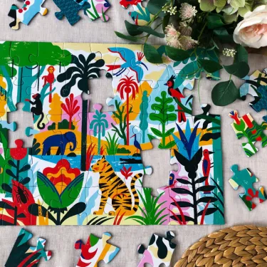 Puzzle gallery 100 pcs "Jungle" DJECO 7619