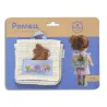 Cartable d'école pour poupée POMEA de Djeco 7794