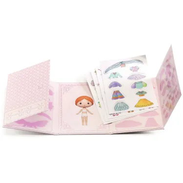 Vestiaire de Lilyruby, autocollants repositionnables tinyly DJECO 6981