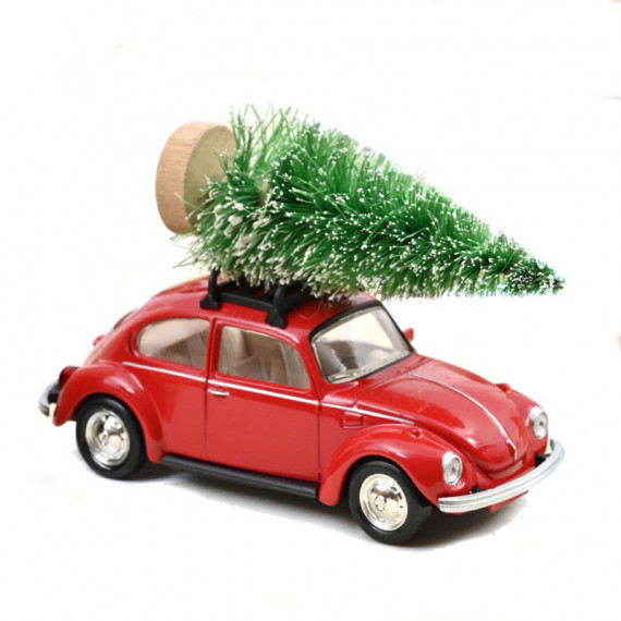 VW Coccinelle rouge 1973 Noël - NOREV 1/43ème