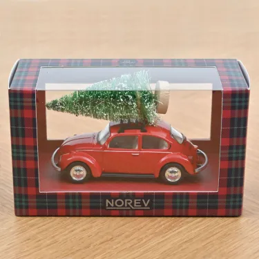 VW Coccinelle rouge 1973 Noël - NOREV 1/43ème