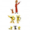 Tubo SPIROU et MARSUPILAMI - 7 figurines PLASTOY
