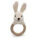 Anneau de dentition "Lapin" en crochet en coton bio The veggy toys