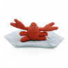 Doudou Crabe en coton bio - The veggy toys