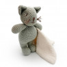 Doudou Chat en coton bio - The veggy toys