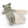 Doudou Chat en coton bio - The veggy toys