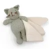 Doudou Chat en coton bio - The veggy toys