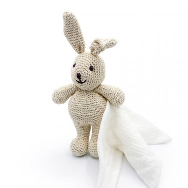 Doudou Lapin en coton bio - The veggy toys