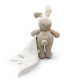 Doudou Lapin en coton bio - The veggy toys