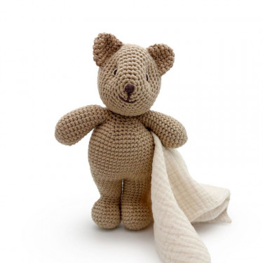 Doudou Ourson en coton bio - The veggy toys