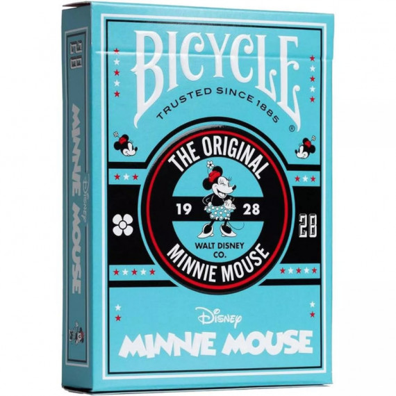 Jeu de 54 cartes à jouer Disney Classic Minnie Mouse Bicycle