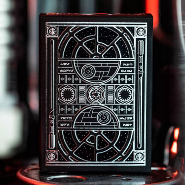 Jeu de 54 cartes à jouer Star Wars Silver Dark Theory11