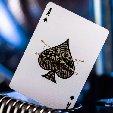 Jeu de 54 cartes à jouer Star Wars Silver Dark Theory11