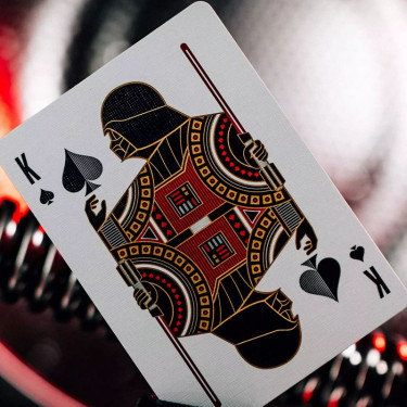 Jeu de 54 cartes à jouer Star Wars Silver Dark Theory11