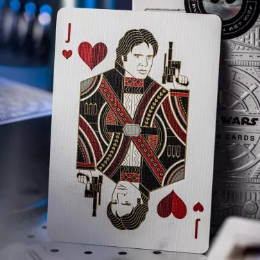 Jeu de 54 cartes à jouer Star Wars Silver Light Theory11