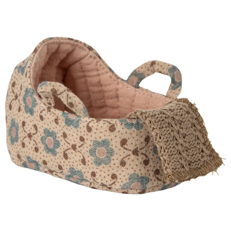 Couffin pour bébé souris Maileg - Rose