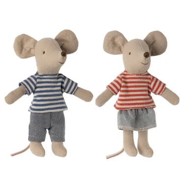 LouiMax et Stella - Petit frère et petite soeur Souris Maileg