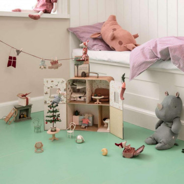 Maison SuitCasa pour petit frère et petite soeur souris Maileg