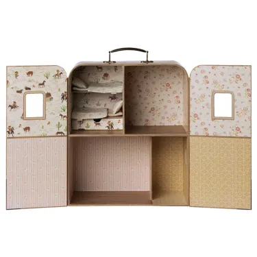 Maison SuitCasa pour petit frère et petite soeur souris Maileg