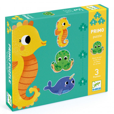 Puzzle primo Dans la mer DJECO 7144