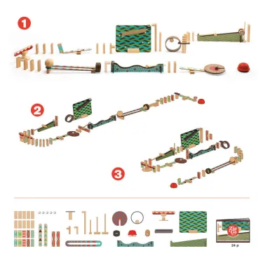 ZIG & GO - 48 pièces DJECO 5644