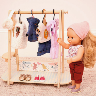 Chaussures dorées pour poupée POMEA de Djeco 7887