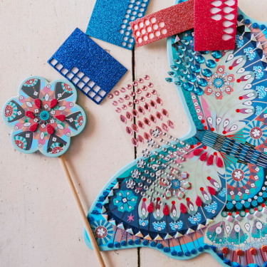 Ailes et baguette de fée à décorer "Comme une fée" DIY DJECO 7939