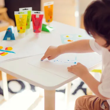 6 tubes de peinture à doigts pour enfant DJECO 8860
