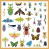 Stickers métallisés "Microcosmos" Djeco 9282