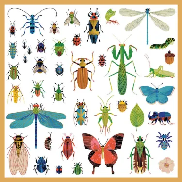 Stickers métallisés "Microcosmos" Djeco 9282