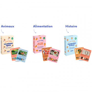 Voyage dans le temps - Jeu de 7 familles OBSERVE Edition