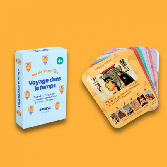 Voyage dans le temps - Jeu de 7 familles OBSERVE Edition