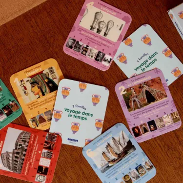 Voyage dans le temps - Jeu de 7 familles OBSERVE Edition